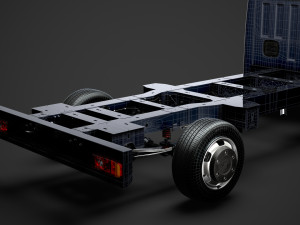 vauxhall movano singlecab sw e30 chassis 2014 Model 3D