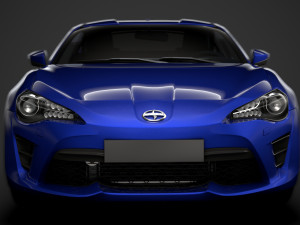 scion fr-s 2016 3D 模型