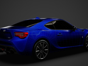 scion fr-s 2016 3D 模型