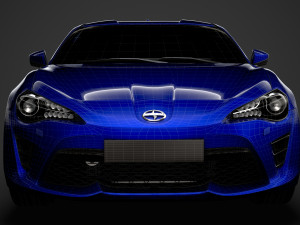 scion fr-s 2016 3D 模型