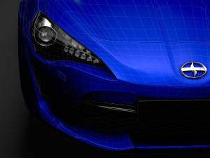 scion fr-s 2016 3D 模型