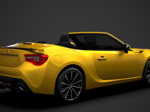 scion fr-s cabrio 2020 Modelo 3D