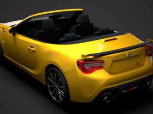 scion fr-s cabrio 2020 Modelo 3D