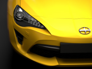 scion fr-s cabrio 2020 Modelo 3D