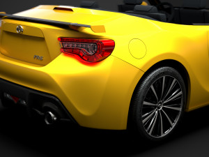 scion fr-s cabrio 2020 Modelo 3D