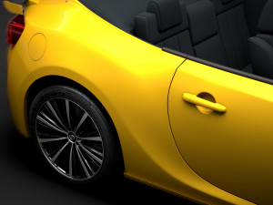 scion fr-s cabrio 2020 Modelo 3D