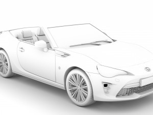 scion fr-s cabrio 2020 Modelo 3D