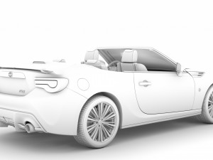 scion fr-s cabrio 2020 Modelo 3D