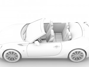 scion fr-s cabrio 2020 Modelo 3D