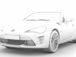 scion fr-s cabrio 2020 3D Model