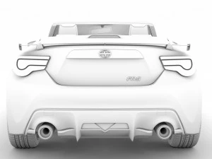 scion fr-s cabrio 2020 3D Model