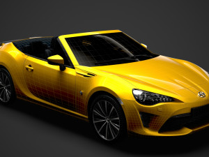 scion fr-s cabrio 2020 Modelo 3D
