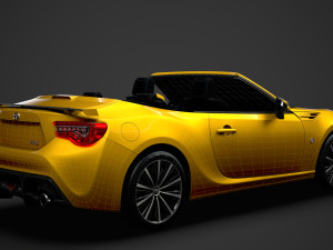 scion fr-s cabrio 2020 Modelo 3D