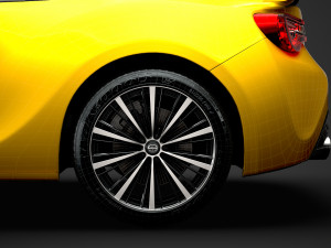 scion fr-s cabrio 2020 Modelo 3D
