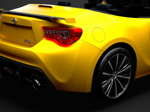 scion fr-s cabrio 2020 Modelo 3D