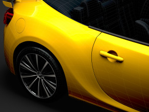 scion fr-s cabrio 2020 Modelo 3D