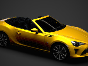 scion fr-s cabrio 2020 Modelo 3D