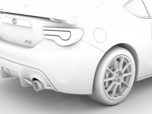 monograma scion fr-s 86 2020 Modelo 3D