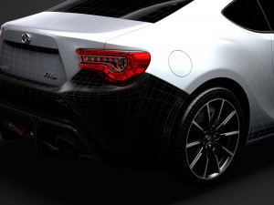 scion fr-s rc 86 2020 3D Model