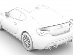 scion trd 2020 3D मॉडल