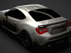 scion trd 2020 3D मॉडल