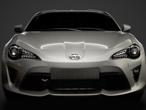 scion trd 2020 3D मॉडल