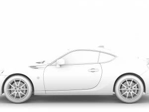 toyota 86 trd 2020 3D Model