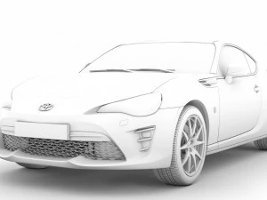toyota 86 trd 2020 3D Model