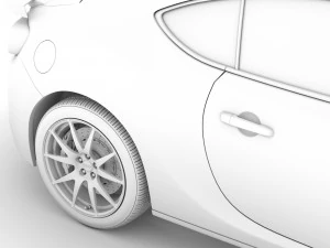 toyota 86 trd 2020 3D Model