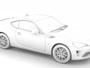 toyota 86 trd 2020 3D Model