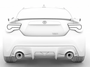 toyota 86 trd 2020 3D Model