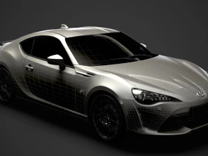 toyota 86 trd 2020 3D Model