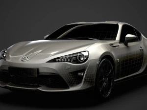 toyota 86 trd 2020 3D Model