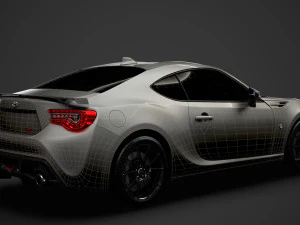 toyota 86 trd 2020 3D Model