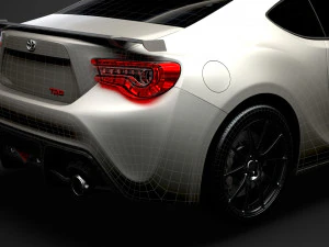 toyota 86 trd 2020 3D Model