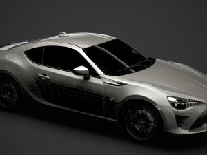 toyota 86 trd 2020 3D Model