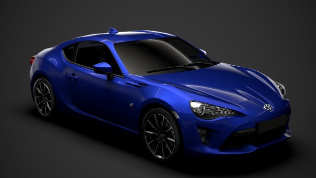 toyota g 86 2016 3D Model .c4d .max .obj .3ds .fbx .stl .blend 