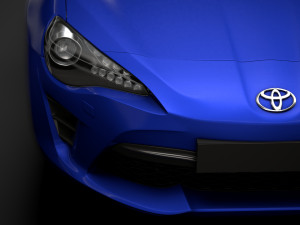 toyota g 86 2016 3D 模型