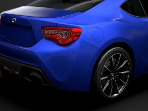 toyota g 86 2016 3D Model