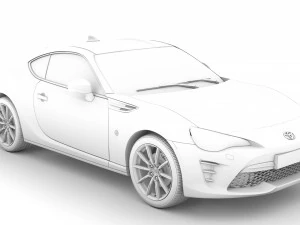 toyota g 86 2016 3D Model