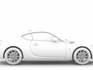 toyota g 86 2016 3D 模型