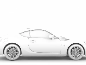 toyota g 86 2016 3D Model