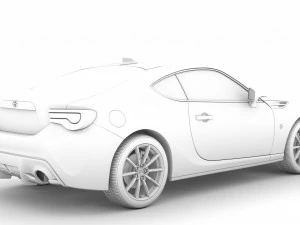 toyota g 86 2016 3D Model