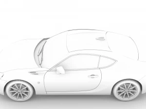 toyota g 86 2016 3D Model
