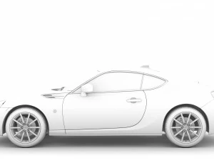 toyota g 86 2016 3D Model