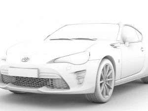 toyota g 86 2016 3D Model