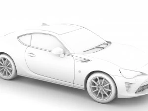 toyota g 86 2016 3D Model