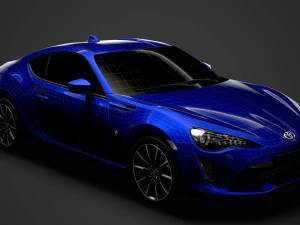 toyota g 86 2016 3D Model