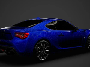 toyota g 86 2016 3D Model