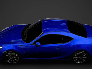 toyota g 86 2016 3D Model